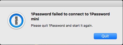 BenGodgart's tweet photo. @1Password Help! Tried to open 1pw on chrome and it says this. I've tried opening the app itself via applications and it says the same https://t.co/q634XvX1yj