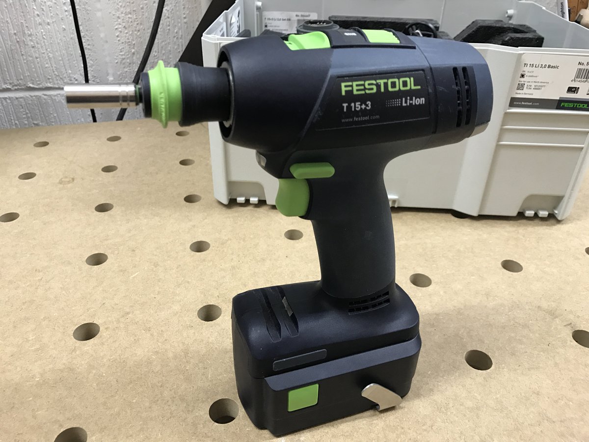 GarryMartin's tweet photo. At long last I've listed my Festool TI15 Impact and T15+3 Set with DD-DC Depth Stop on eBay for £490. Check it out https://t.co/kwleJokD0S https://t.co/ywrbyDafsn