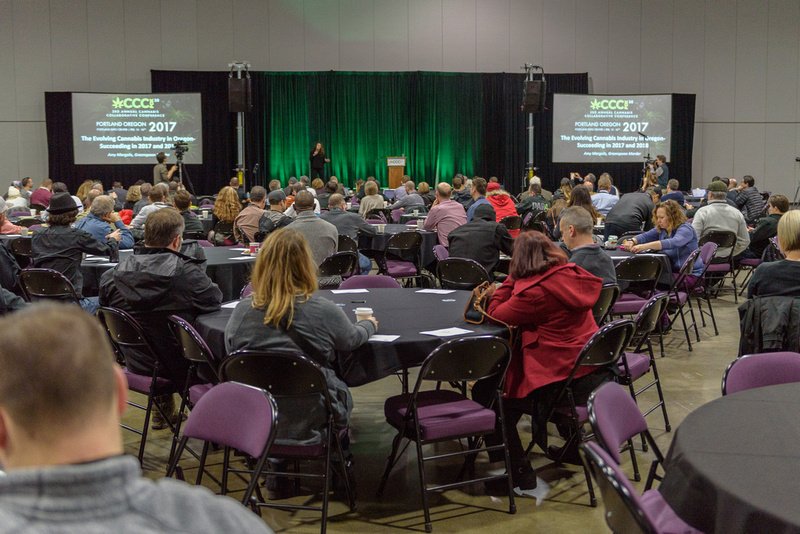 Our conference room housed great speakers and talks at this years #CCC! Thank you to everyone who came out to participate 💚