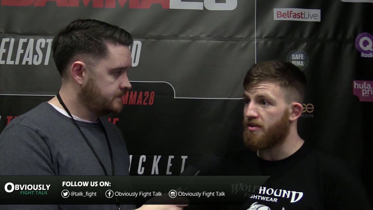 MMAmicks's tweet photo. .@keithmccabeMMA to Glenn Irvine: Keep Your Head Up (@BAMMA 28 Post-Fight Interview) @talk_fight @teamryano https://t.co/jWugMdoXRo #bamma28 https://t.co/mbkW8AnpNC
