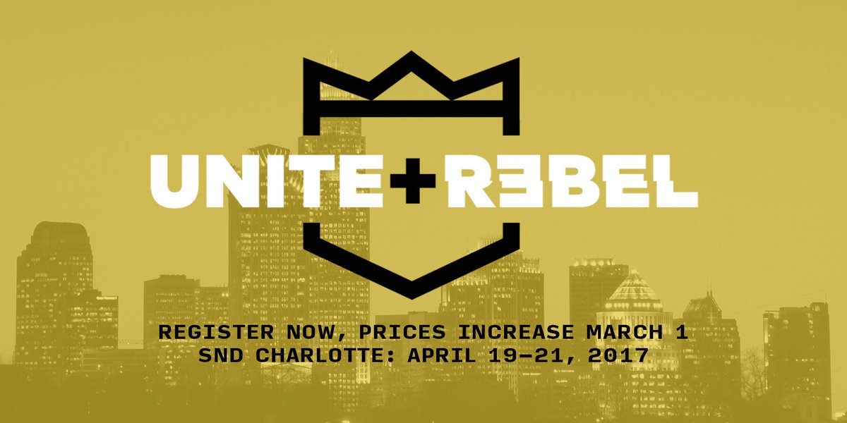 gotohelvetica's tweet photo. RT VeevsVT: Rates for #sndclt go up Wednesday! Not an SND member, join when you register and save 10%. https://t.co/fZrDUlNP5W