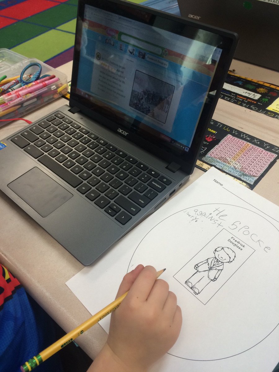 We are continuing to study famous Black Americans for Black 
History Month by using Pebble Go for research. #AACPSAwesome <a href="/desaacps/">Davidsonville Elem.</a>