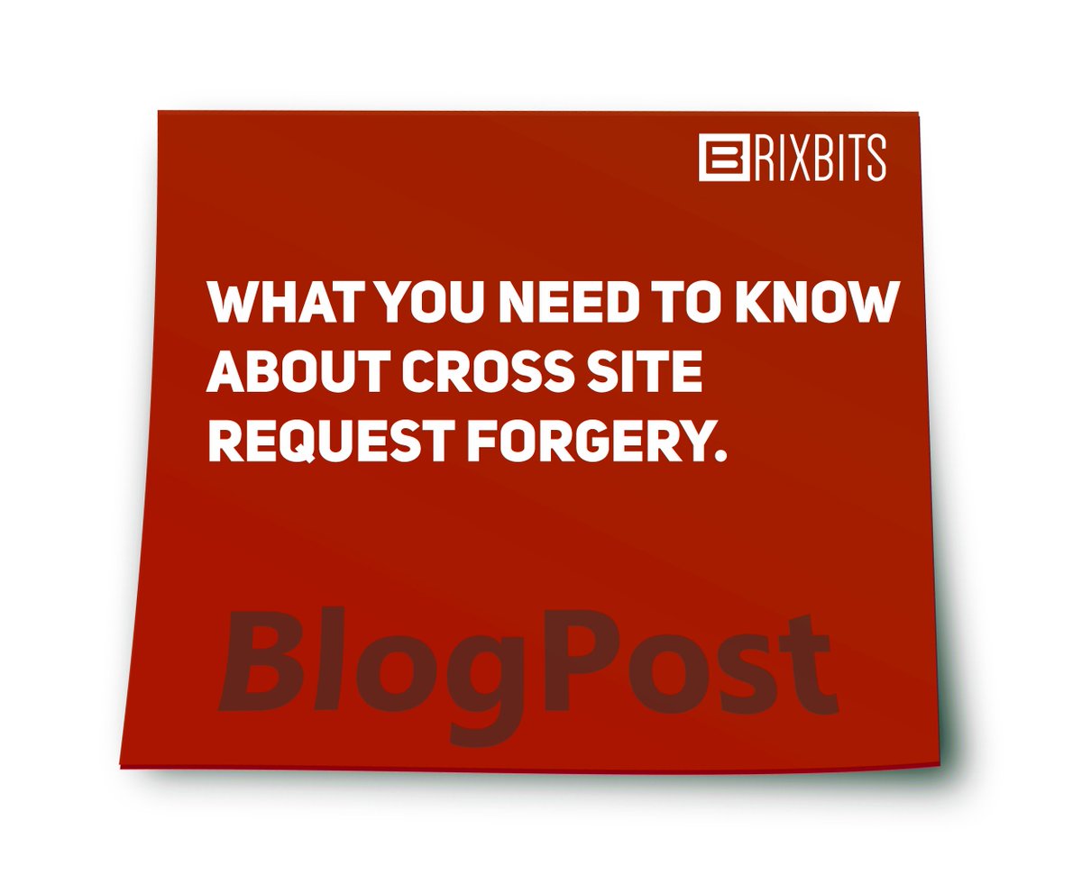 BrixBits's tweet photo. New Blog: What you need to know about cross site request forgery Read now: https://t.co/qwo6vagyRu #infosec #RASP #cybersecurity #security https://t.co/8VWgg8Lhd3