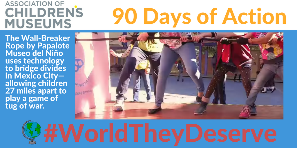 .<a href="/Papalote_Museo/">Papalote Museo</a> builds bridges in Mexico City with The Wall-Breaker Rope youtu.be/Xwj1tTG5bJc #WorldTheyDeserve