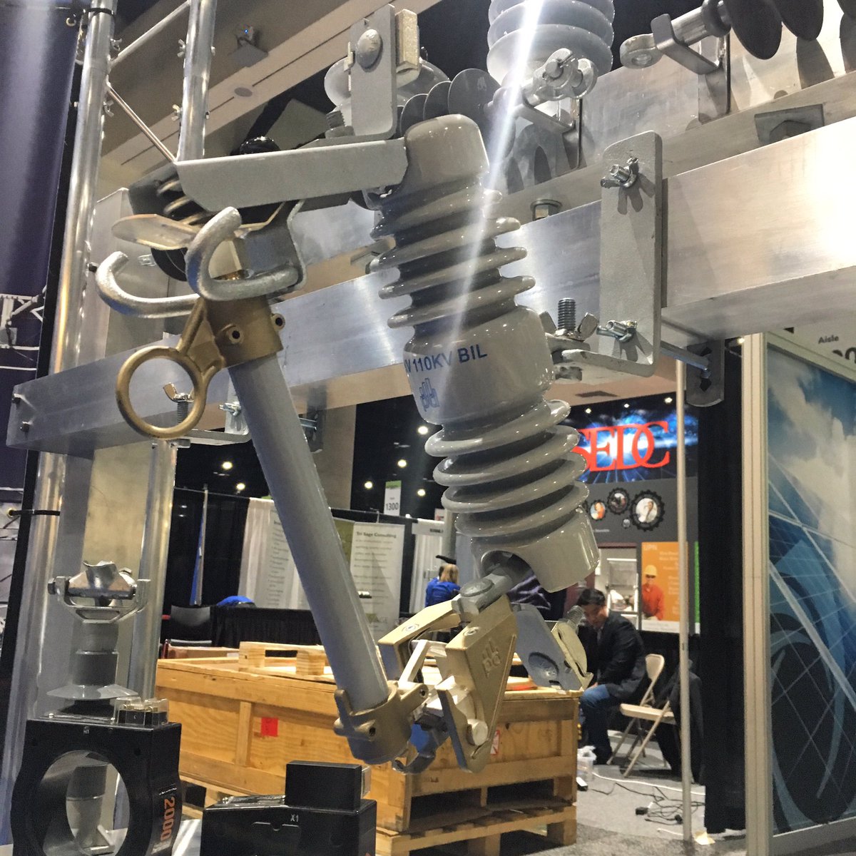 AccuGridTech's tweet photo. Our Pinnacle Fuse Cutout makes its world premiere at @TechAdvantage1 #fusecutout #electriccoop #technology https://t.co/r68GkqBC87