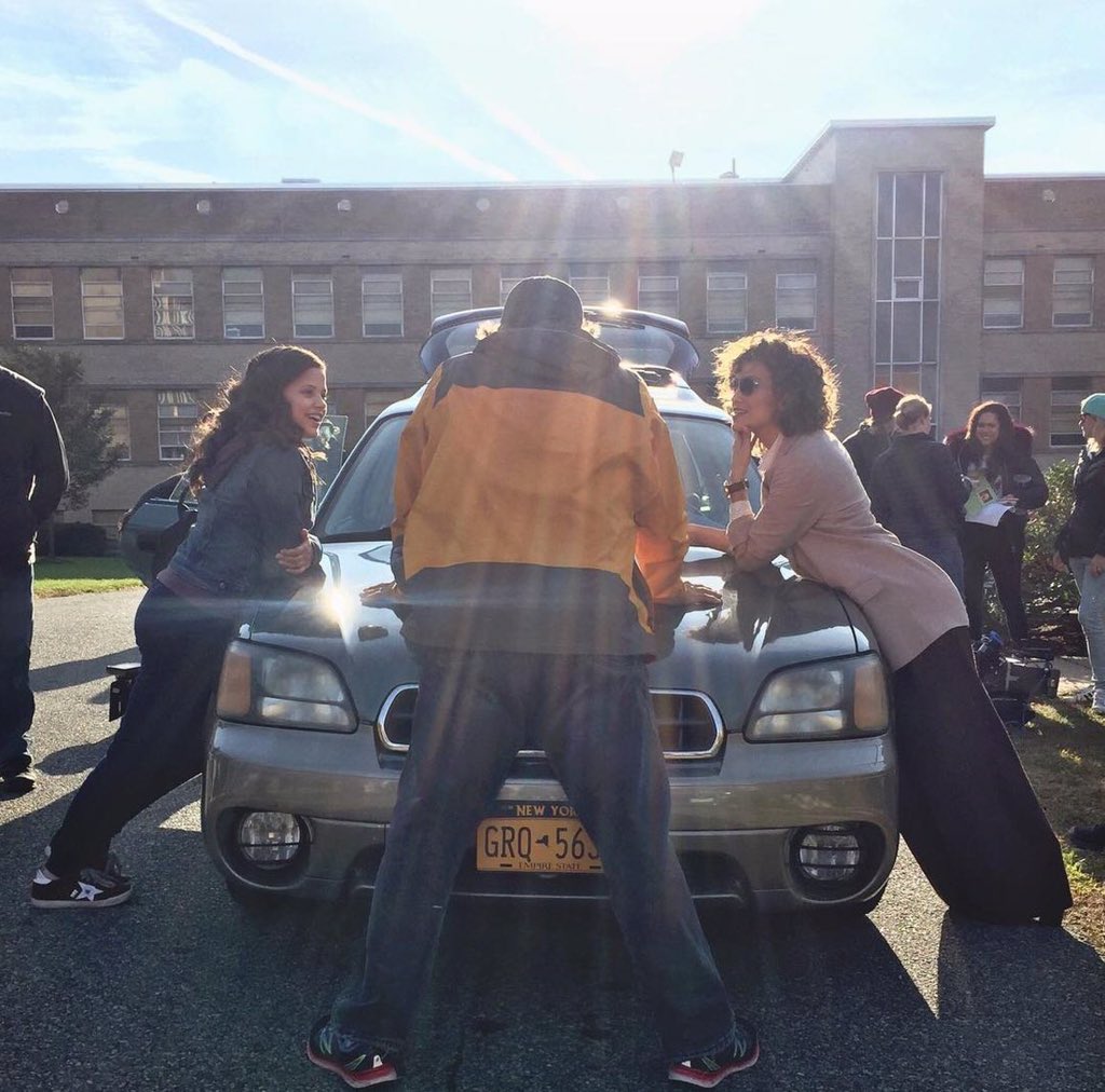 Countdown To Premiere w/ A #BTS Shot! #ShadesOfBlue #SeasonTWO #Sunday #March5th #NBC @sarahmjeffery3 https://t.co/ac27EVIOF9