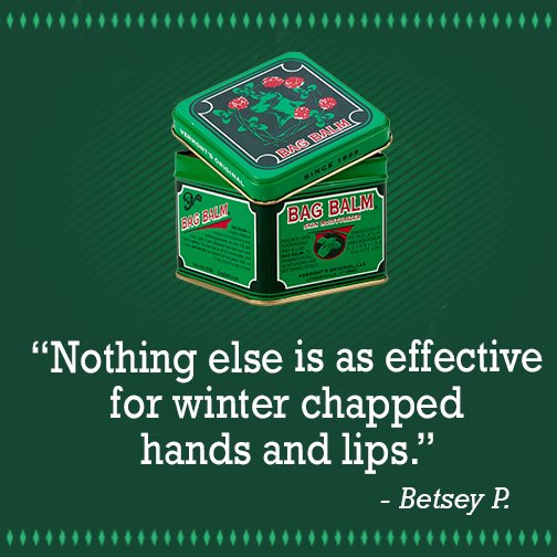 OriginalBagBalm's tweet image. Bag Balm is a winter skin saver! #winterskincare #winternecessity