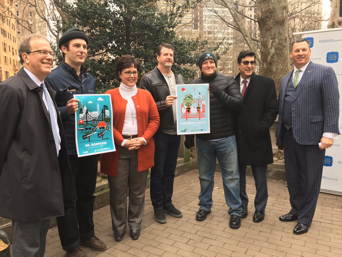 PhilaParkandRec's tweet photo. Registration for @TreePhilly Spring Yard Tree Giveaways is now open! Big thanks to #CelebriTree honorees for joining us at the announcement! https://t.co/diSWjXbgNy