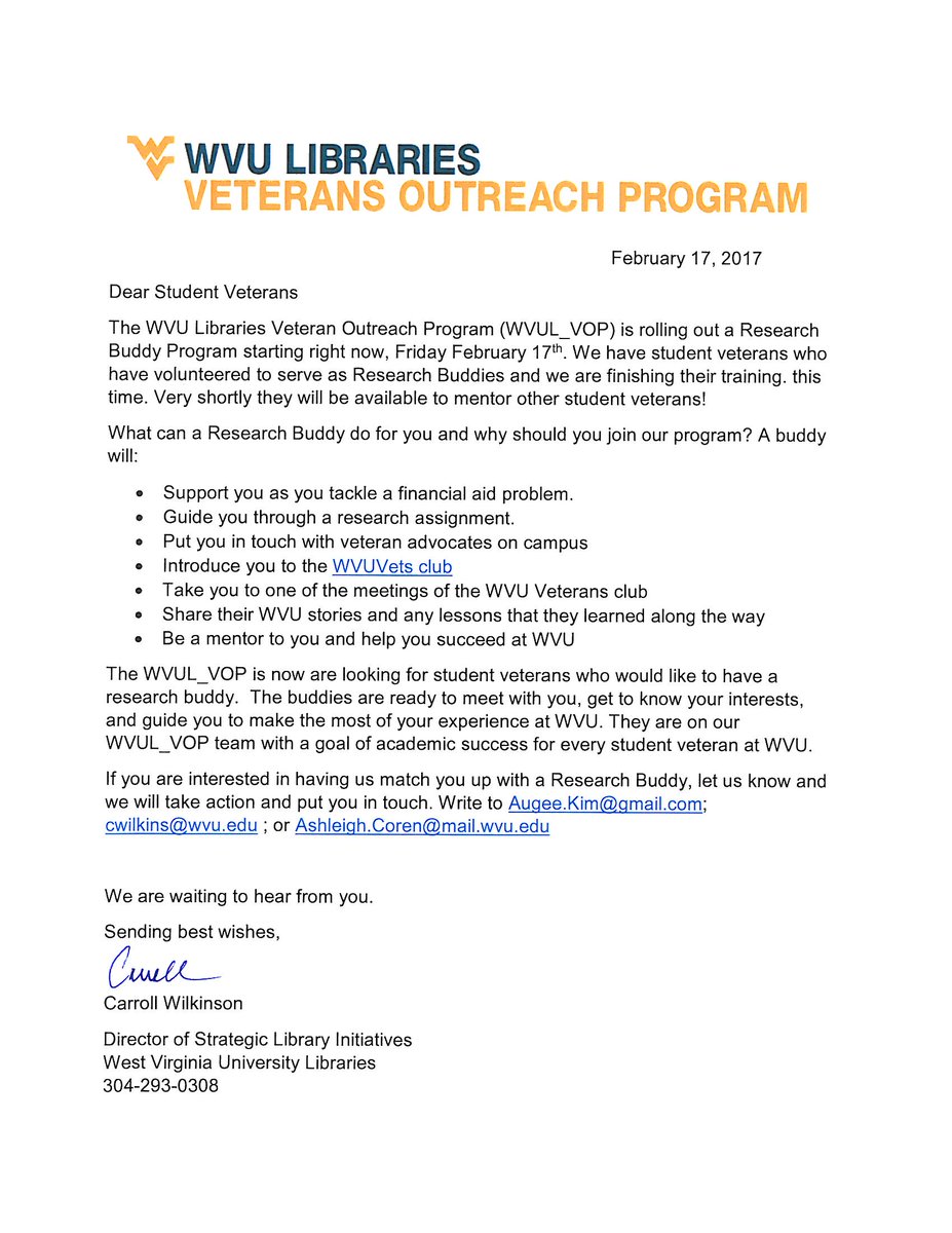 Veterans Outreach (@wvulvop) on Twitter photo 