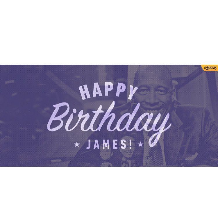 Happy birthday James worthy
.
.   