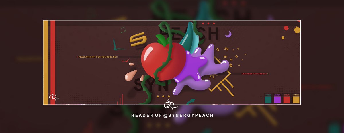 ConnorrGFX's tweet photo. Header for @SynergyPeach 
RT &amp; Like are appreciated
HD / https://t.co/mP5bU8FxOO https://t.co/MLsM7j5jCI