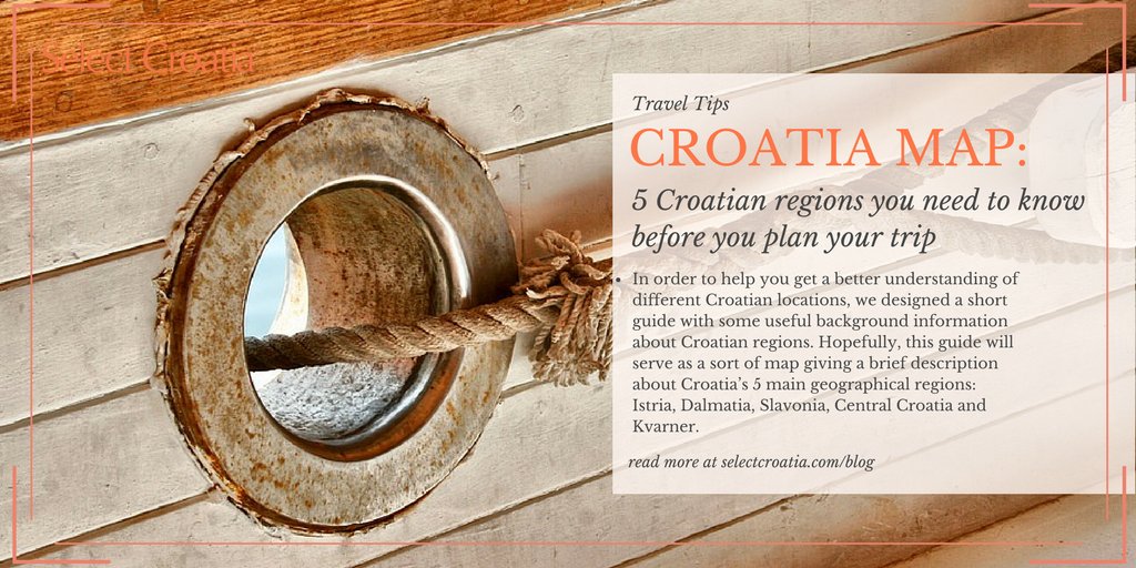 5 Croatian regions you need toknow before you plan your trip in #Croatia | #Traveltips via <a href="/selectcroatia/">selectcroatia</a> ow.ly/J9vQ309okeA