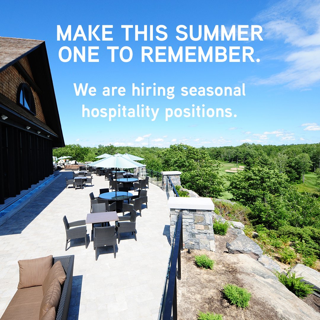 MuskokaBayClub's tweet image. We are hiring indoor &amp;amp; outdoor servers, line cooks, and dishwashers! Staff housing is available. See our Facebook page for application info!