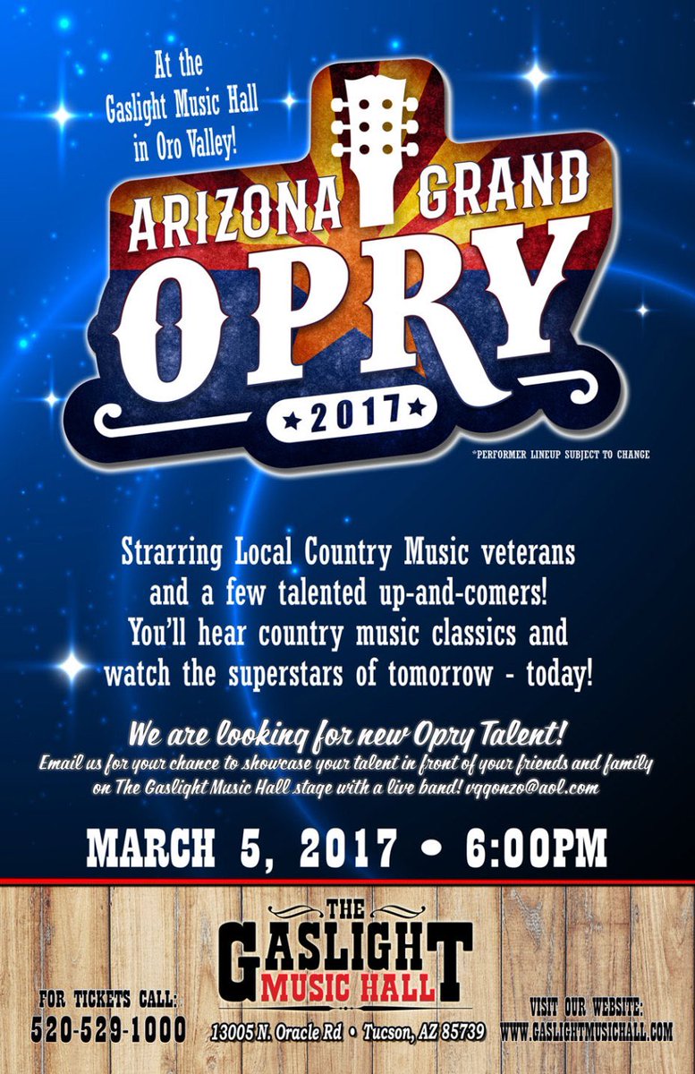 AlecTaylorMusic's tweet photo. Very excited to be a member and perform at the Arizona Grand Opry next Sunday March 5th!!!🎸 https://t.co/EHnaPbn69e