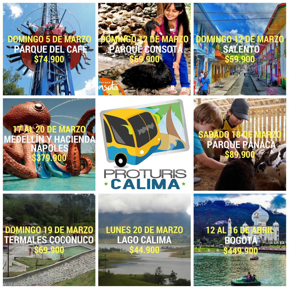 proturiscalima's tweet image. En Marzo tenemos las mejores pasadías y excursiones a los mejores precios, Reserva ahora en el fijo 6543308, celular / whatsapp 313 686 2013