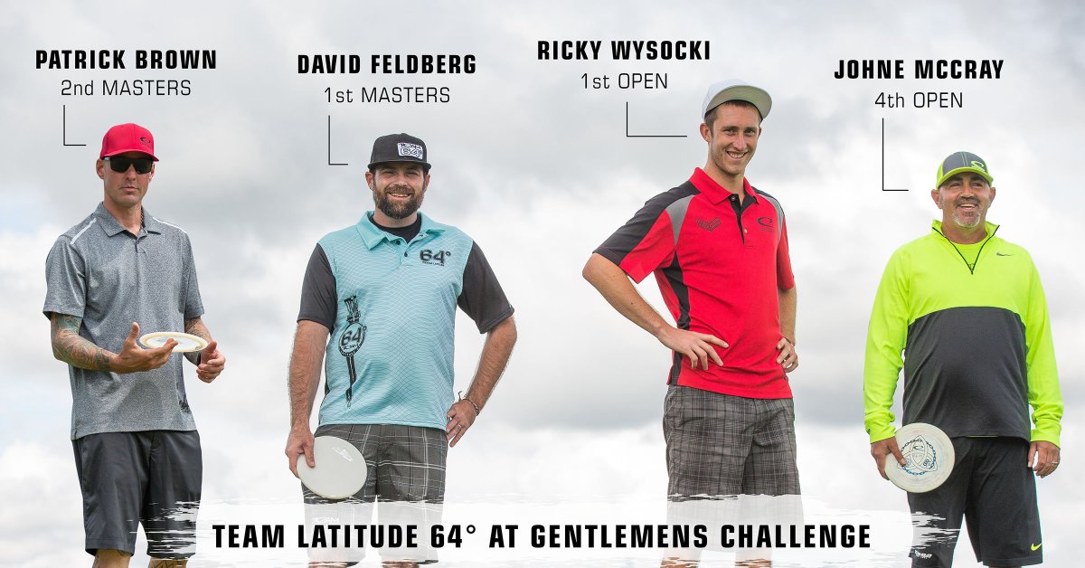 Latitude64's tweet photo. Big wins in Las Vegas for Ricky Wysocki and David Feldberg and solid play by JohnE McCray and Patrick Brown. #DiscGolf #Latitude 64 #Team64 https://t.co/qTboYlyREO