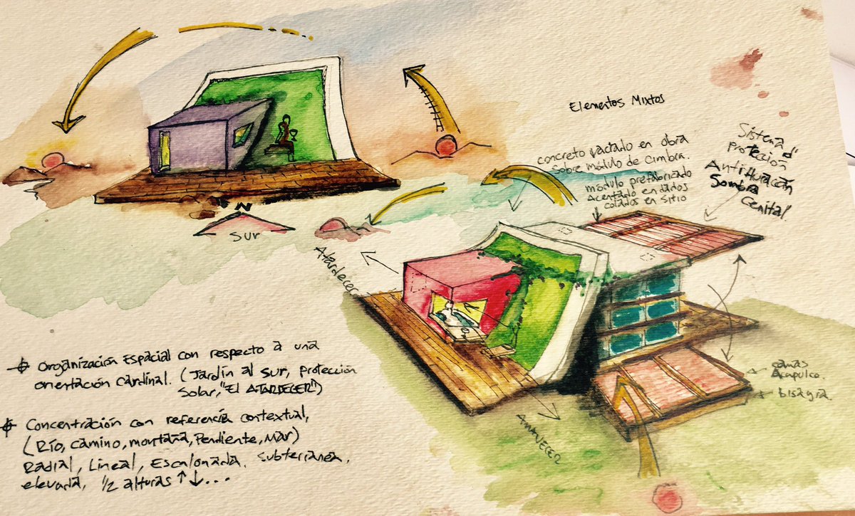 fully_infection's tweet photo. #sketch #cabain #cabinas #cabañas #bungalow #arquitectura #playa #beach #baja #whales #villa #ballenas #architecture #design #color #sun https://t.co/ch1Y3UiHOC