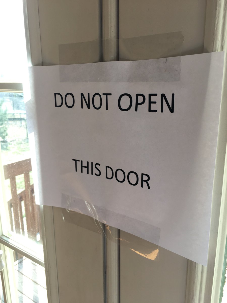 So.... can I go out this door or...? #wichitarealestate #homeinspection
