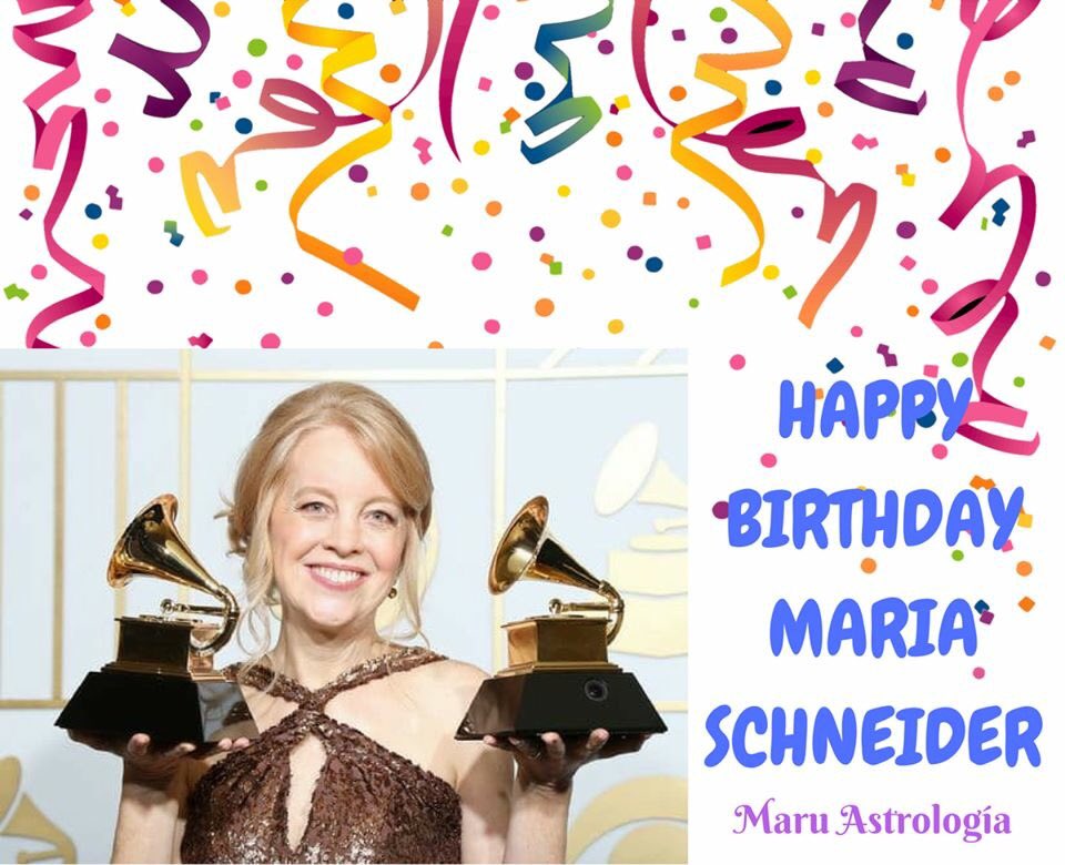 HAPPY BIRTHDAY MARIA SCHNEIDER!!!!   