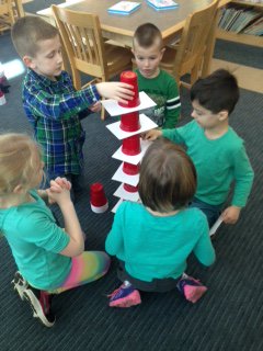 larmstrong1001's tweet photo. Celebrating Dr. Seuss with a Cat in the Hat STEM Challenge #bhlibrarylearningcommons #ct126 @BoothHillSchool https://t.co/y8Xn1bRVwn