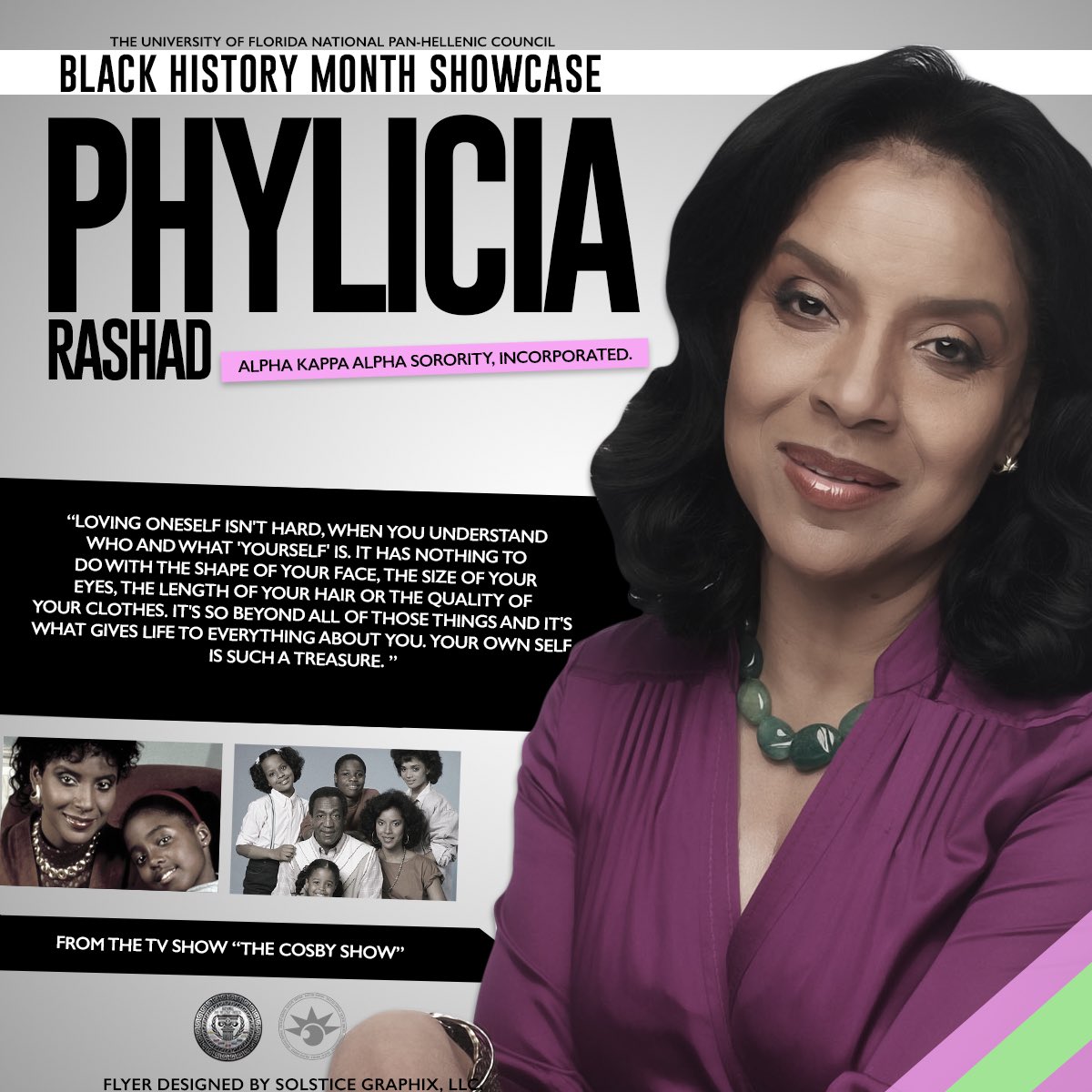 Phylicia Rashad is American actress, singer and stage director. Commonly known for her role on The Cosby Show. 🎭💓 #BlackHistory