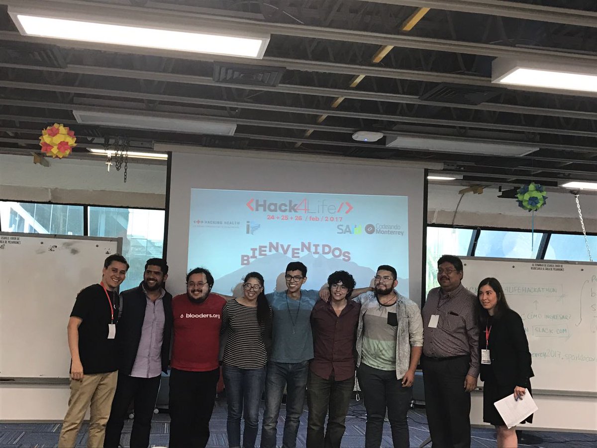HHMonterrey's tweet photo. ¡¡Muchas Felicidades myE-Pill !! ganadores del 1er Lugar #Hack4LifeMty #HHMonterrey #HackingHealth #SAI2D #CodeandoMonterrey https://t.co/8yQw5Hnrwj