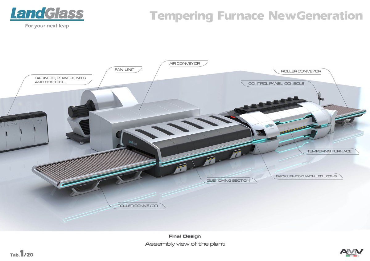 LandGlass is launched new furnace---Cyclone Tempering Furnaces.
