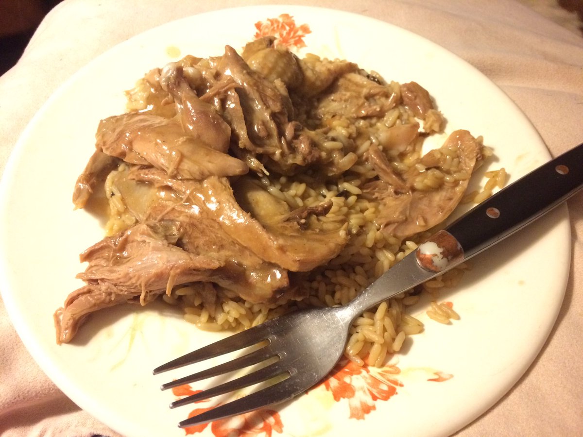 Inuk360's tweet photo. Roasted duck, gravy and a mix of wild rice = #bam #yzf #yzffoodie #chefn #chefinuk #foodie https://t.co/uS5Hd360Gn