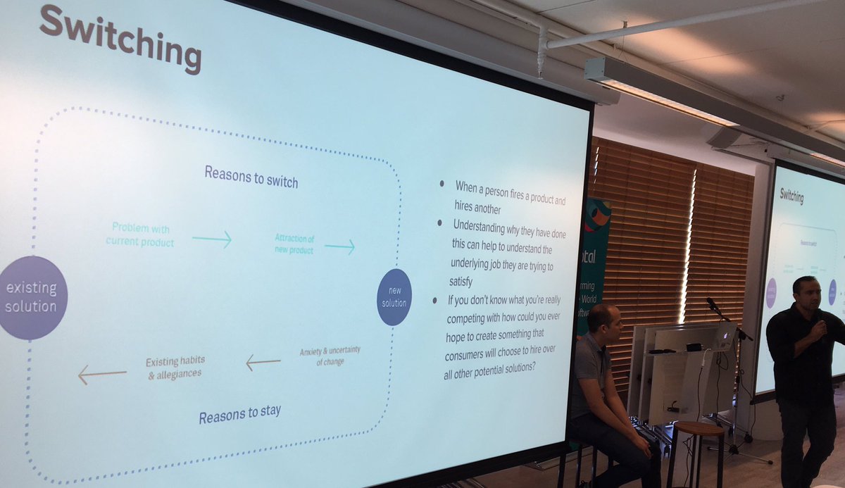 pkralle's tweet photo. Jobs To Be Done: #PM Amjad Sidqi @pivotal #Sydney #startups @pivotallabs #sydtechtalks #JobsToBeDone customer research #userReasearch #jtbd https://t.co/R8dIZbhcbN