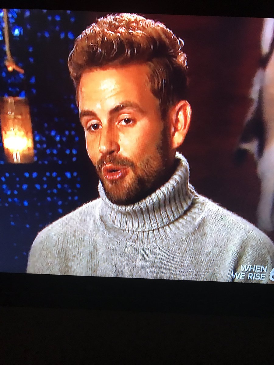 ClayTravis's tweet photo. Is there any woman watching "The Bachelor" thinking, "I want to bang this dude in the turtleneck so bad." https://t.co/fEFd2Qc4h7