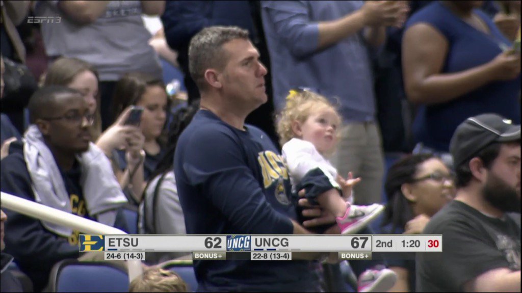 Watched our men's basketball team win the league tonight. Great job Wes and your staff and players. #letsgoG