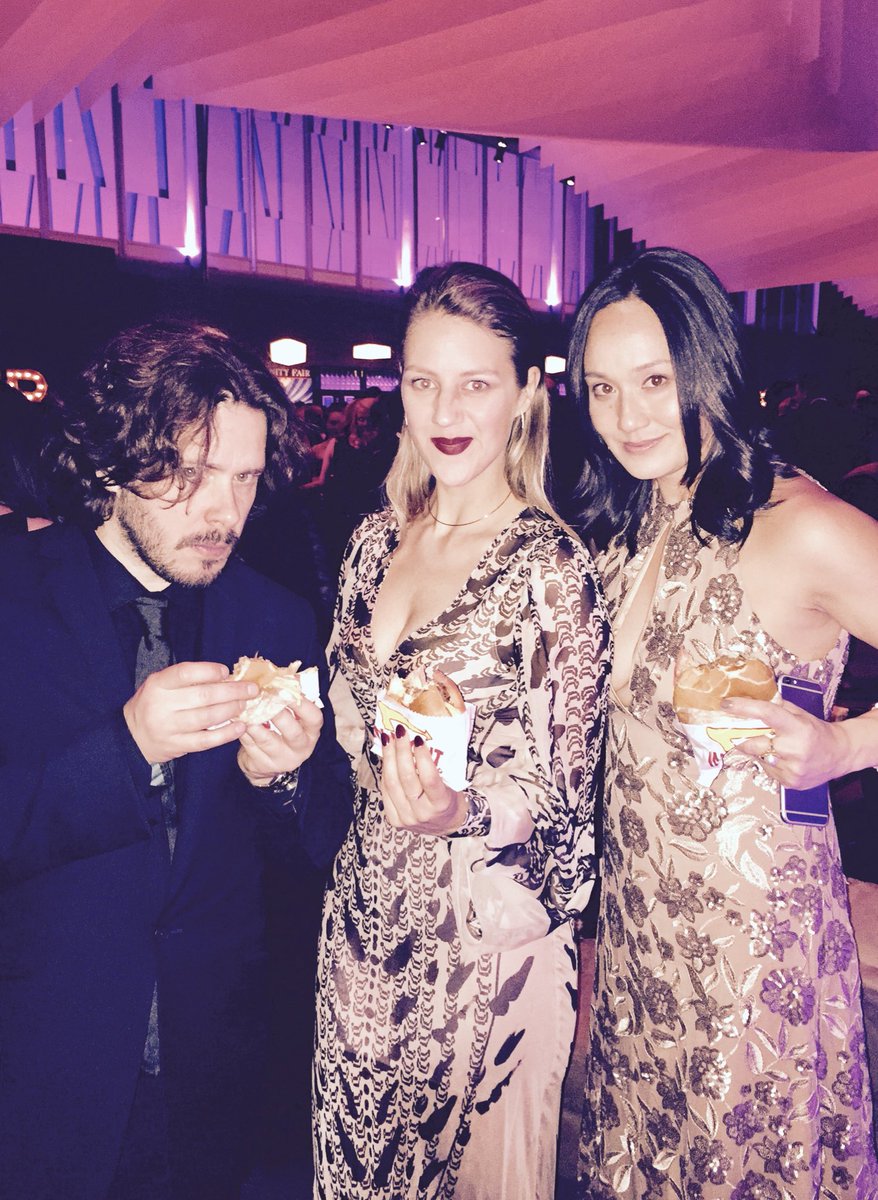 Edgarwright On Twitter At An Especially Fancy In Out Burger Joint Deep With The Vanity Fair Party With Leo Thompson Rowena Arguelles