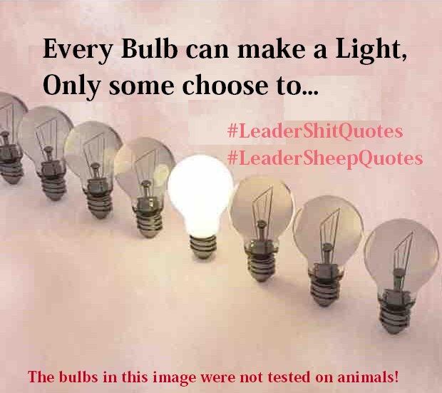 BennArmstrongX's tweet photo. #LeaderSheepQuotes
#LeaderShitQuotes
#TipsForDummies
#LightUpYourLife
#LightUpYourBoss
#LightThat https://t.co/1Afm4DXS9w