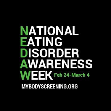 TWLOHA's tweet image. February 26 – March 4 is National Eating Disorder Awareness Week! Take a confidential screening @ MyBodyScreening.org #NEDAwareness