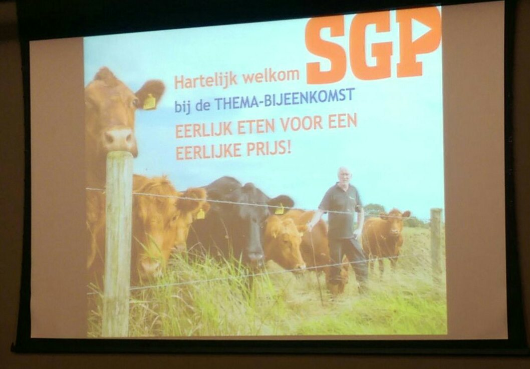 Vanavond bij aftrap van #tijdvoordeboer actie geweest door <a href="/elbertdijkgraaf/">Elbert Dijkgraaf</a>   Maak je eigen poster op: tijdvoordeboer.nl  <a href="/SGPnieuws/">SGP</a>