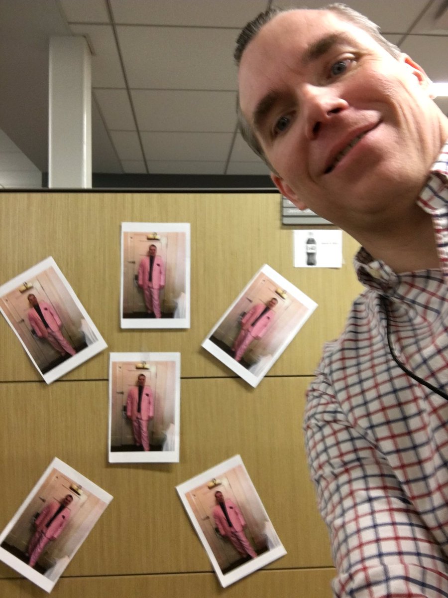 jasonroygary's tweet image. What I found on the wall in my office upon returning from #ibmconnect. #ibmpink