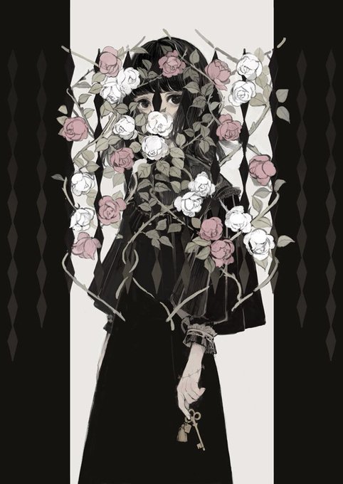「black dress」 illustration images(Oldest｜RT&Fav:50)