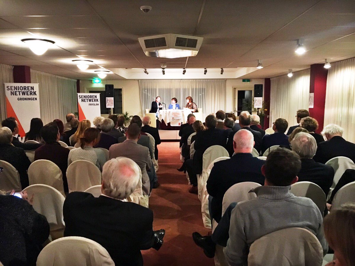 Met <a href="/arnorutte/">Arno Rutte</a> in Drachten gesproken voor een volle zaal over financiën, belastingen, zorg, pensioenen en aanpak arbeidsmarkt.