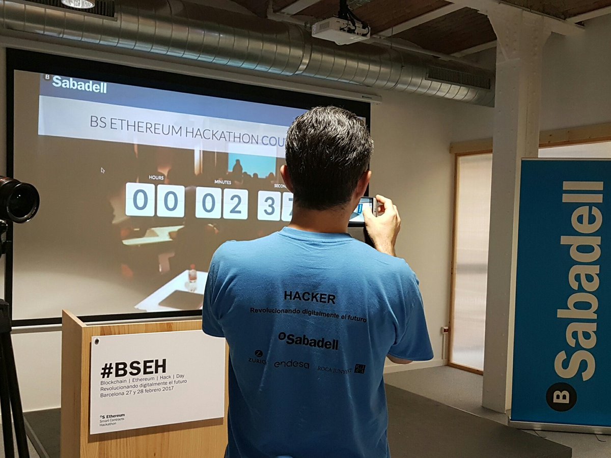 MGG_2012's tweet photo. Learn more about the results of the #HackathonBlockchain @BancoSabadell tomorrow at @4YFN_MWC 12h30 with @VitalikButerin and the teams https://t.co/GNg9OxciGT