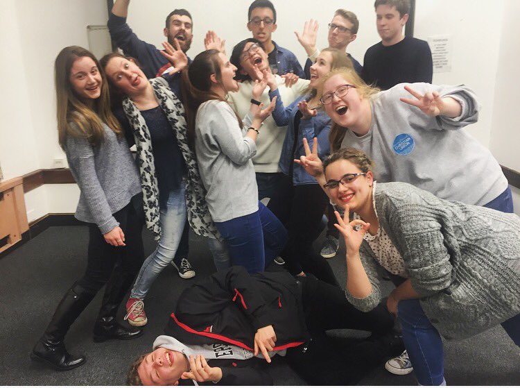 PompeyCU's tweet photo. 2016-2017 and 2017-2018 committees. So much joy ❤️ #byefrom20162017committee #helloto20172018committee https://t.co/5Zl94ILACW