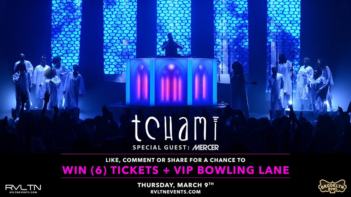 RT  for a chance to win (6) tickets + a VIP bowling lane for <a href="/Tchami/">Jacob Nielsen</a>'s Prophecy Tour Thursday, March 9th!!

*Winner announced March 6th*