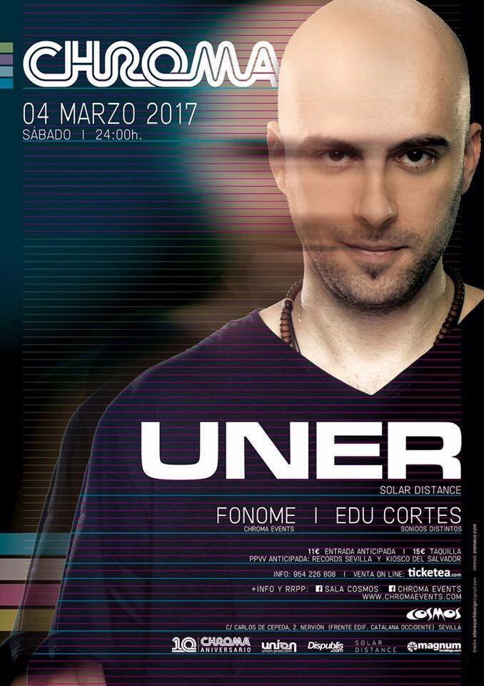 04.03.17 at <a href="/COSMOS_CLUB/">SALA COSMOS</a> 
w/ <a href="/unermusic/">UNER</a> &amp; <a href="/Fonomefonome/">Fonome</a> 
:)
#chromaevents
