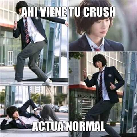 corea_moda's tweet photo. #Ahivienetucrush Actúa normal 😂<3
#felizlunes #crush #coreano #coreamoda #kpoper #dorama #unnie #oppa #hallyu #swag https://t.co/mgi6JqGn62