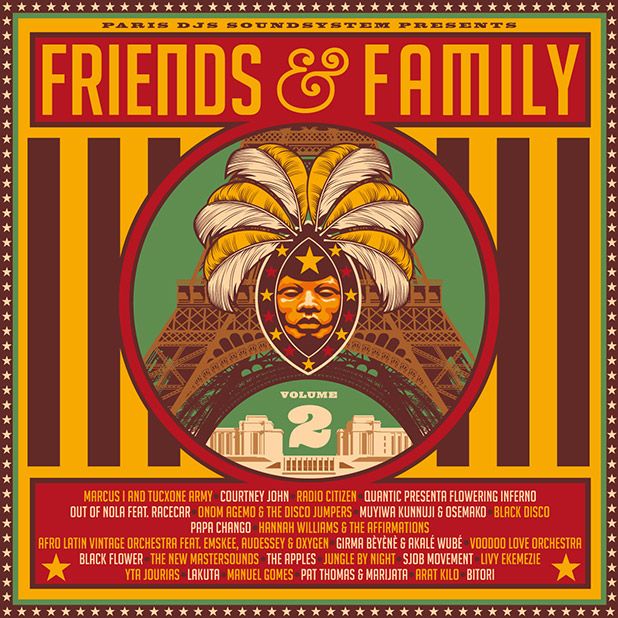<a href="/ParisDJs/">Paris DJs</a> Friends &amp; Family Vol.2 buff.ly/2mwa3gG <a href="/AfroLatinVO/">AFRO LATIN V.O</a> <a href="/DJEmskee/">Emskee/Marc Smith</a> <a href="/Audessey/">On my JackJones</a> @OxTheArchitect <a href="/VLOrchestra/">VoodooLoveOrchestra</a> <a href="/NewMasterSounds/">The New Mastersounds</a>