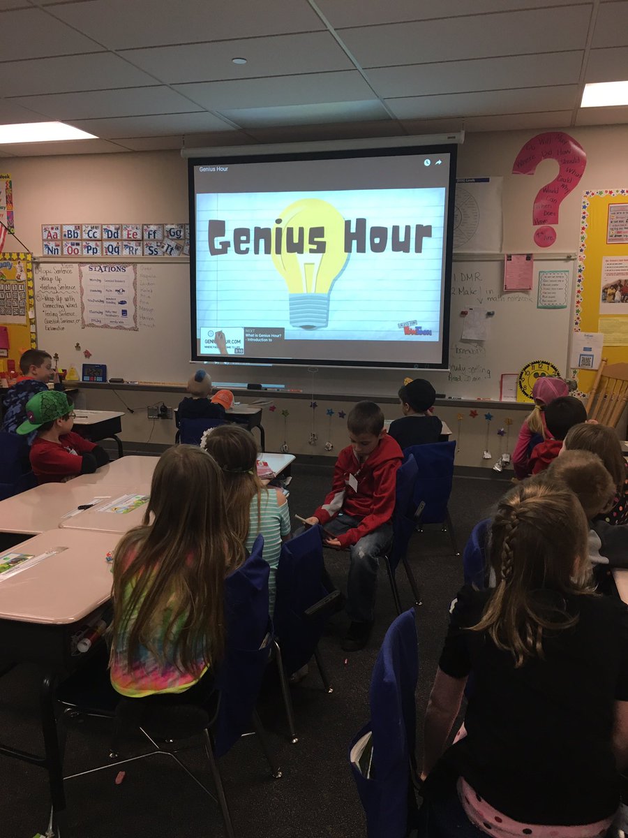 ges_MrsMoore's tweet photo. Started Genius Hour with some 2nd graders today. Used @padlet to brainstorm some ideas!  #GESedtech https://t.co/lUI4WTAfYd
