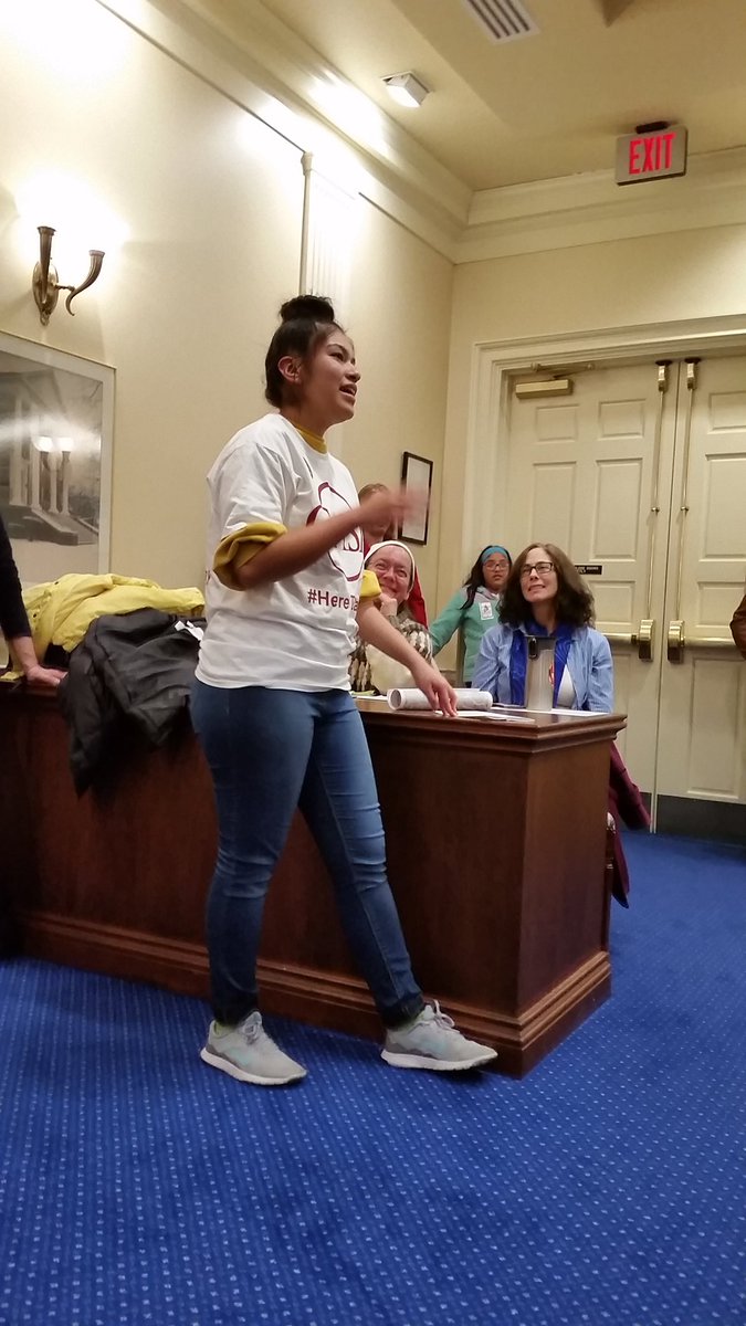 High school community member explaining why MD needs affordable higher education #lobbynight #HeretoStay