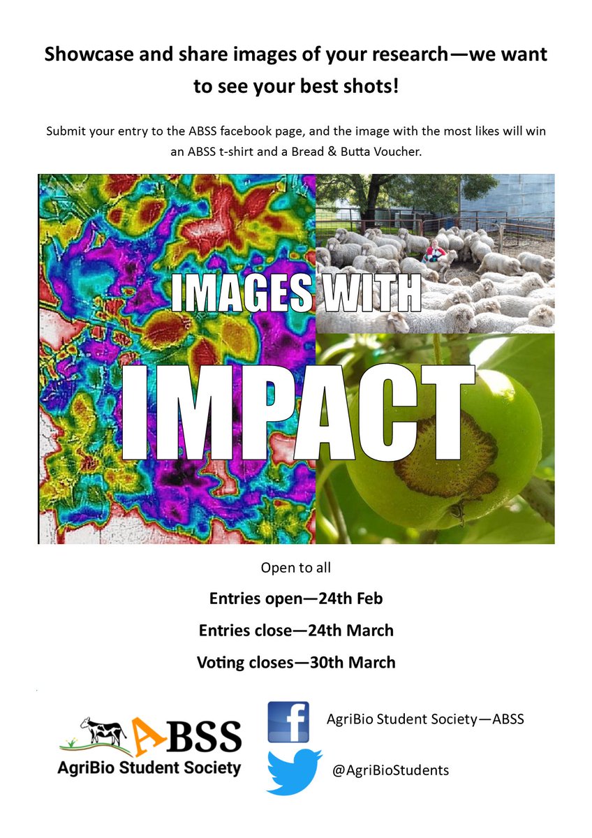 AgriBioStudents's tweet photo. @AgriBioStudents committee are seeking the best images that showcase research from students based at #AgriBio https://t.co/wE0Txj6GG8 https://t.co/RNSoV9wyqN
