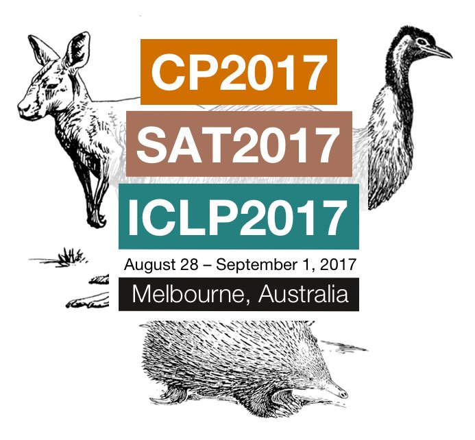 iclp17conf's tweet photo. This year CP, SAT, and ICLP will be colocated in Melbourne, Australia from Aug 28 to Sep 1. More information at https://t.co/m6Y4yzkJqD! https://t.co/I5BY8kGjPI