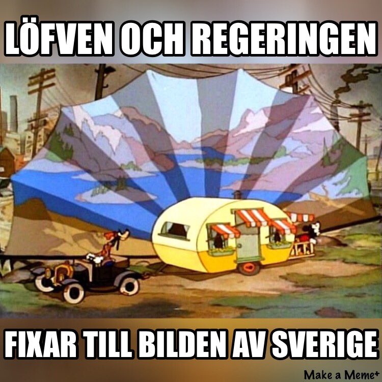 Är det inte fint så får man fixa till det...