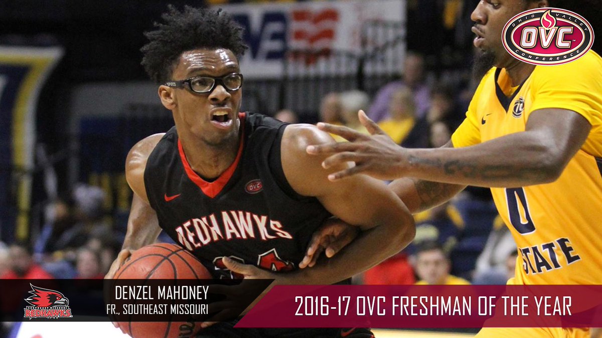 The 2016-17 OVC Men's Basketball Freshman of the Year is <a href="/SEMOMBB/">SEMO Men’s Basketball</a>'s Denzel Mahoney